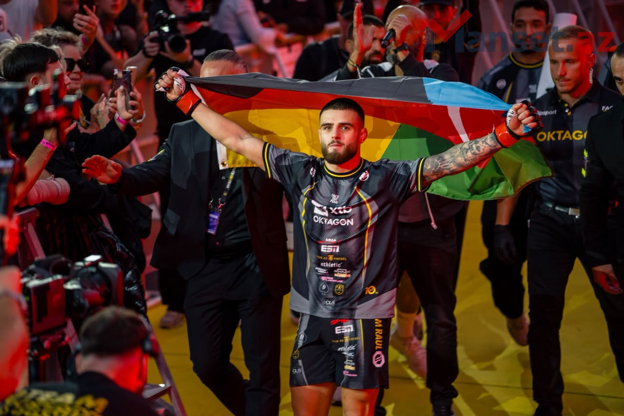 Azərbaycanlı MMA döyüşçüsü Almaniyada qələbə qazandı - FOTO