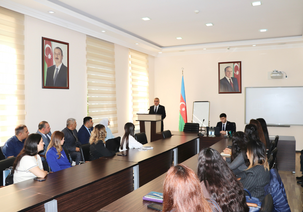 Ədliyyə Akademiyasında vəkilliyə namizədlərin icbari təlimi başladı - FOTOLAR