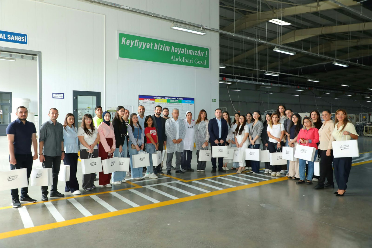 “Azərsun Holdinq”  Təmizlik Kağızları Fabrikinə mediatur keçirdi - FOTOLAR