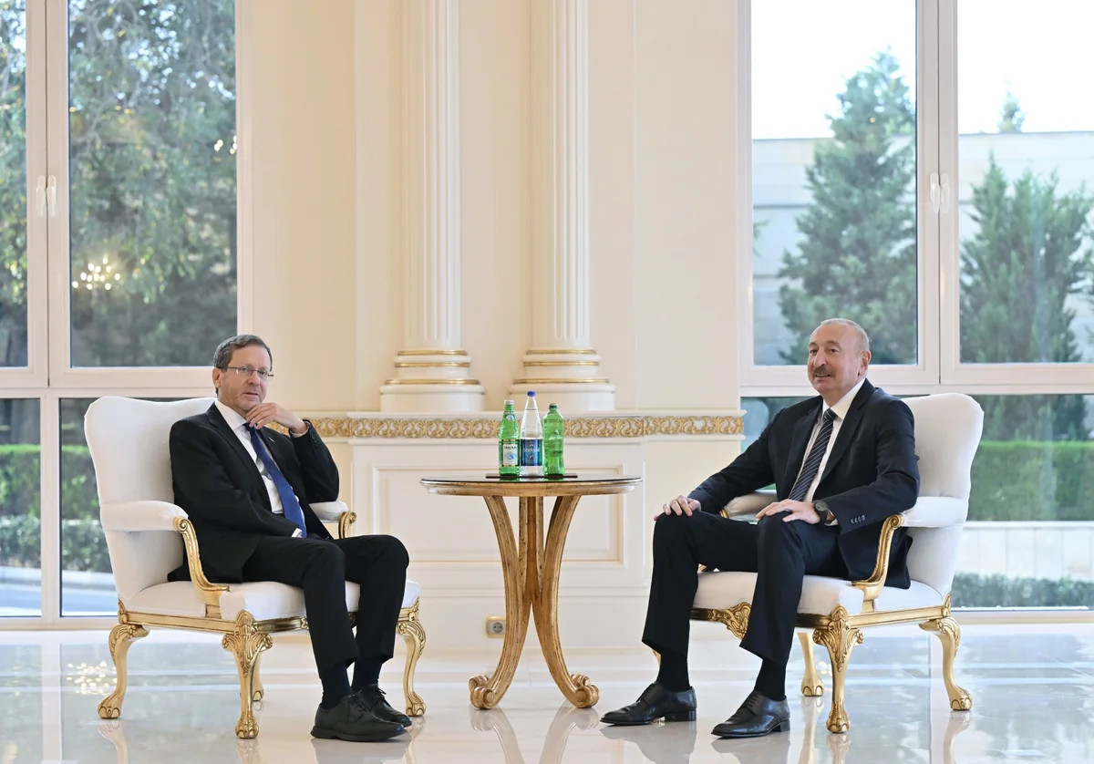 İlham Əliyev ilə İsrail Prezidenti arasında görüş oldu - FOTO