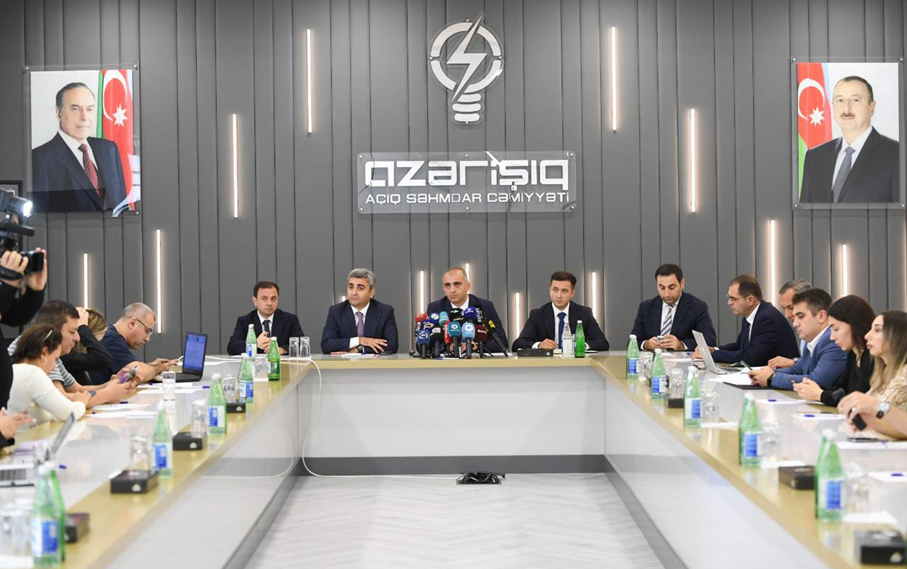 “Azərişıq”ın təşkilatçılığı ilə Ağdamda mətbuat konfransı keçirildi - FOTOLAR