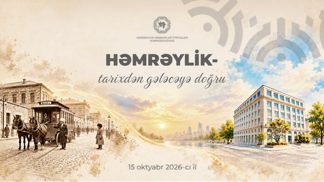 Azərbaycan həmkarlar ittifaqlarının yaradılmasının 121-ci ildönümü qeyd olundu - FOTOLAR