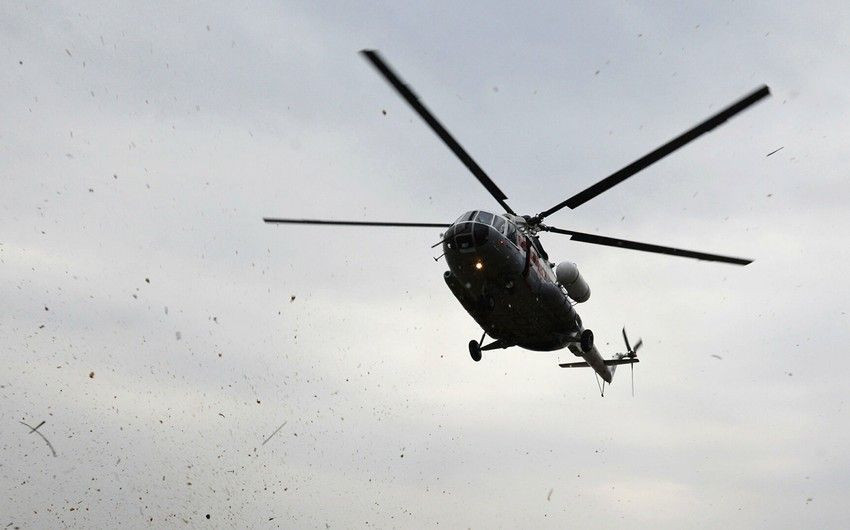 Helikopter qəzaya uğradı - İki nəfər öldü