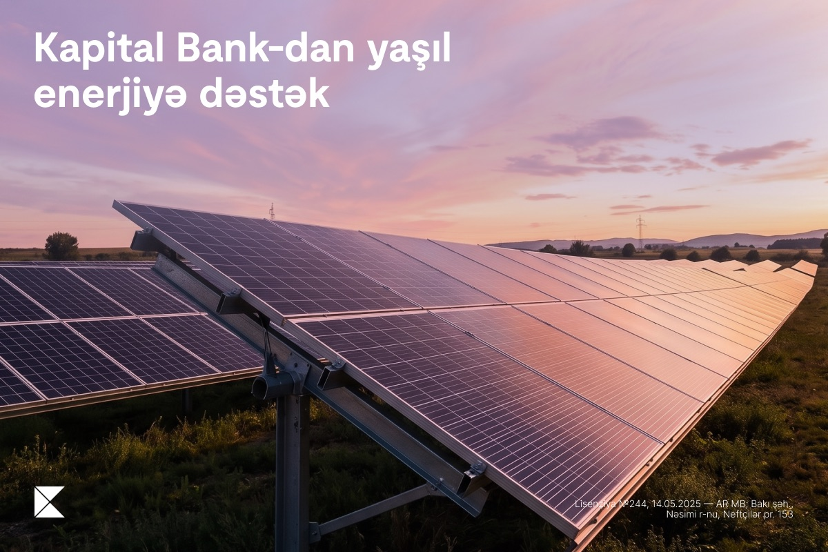 Kapital Bank enerji effektivliyi üzrə layihəni maliyyələşdirdi -&nbsp;Günəş panelləri qurulur&nbsp;&nbsp;