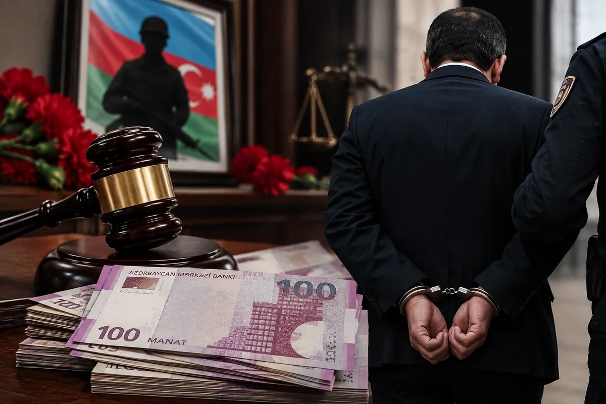 Şəhid ailələrinin pulunu mənimsəyən məmura ağır cəza verildi 