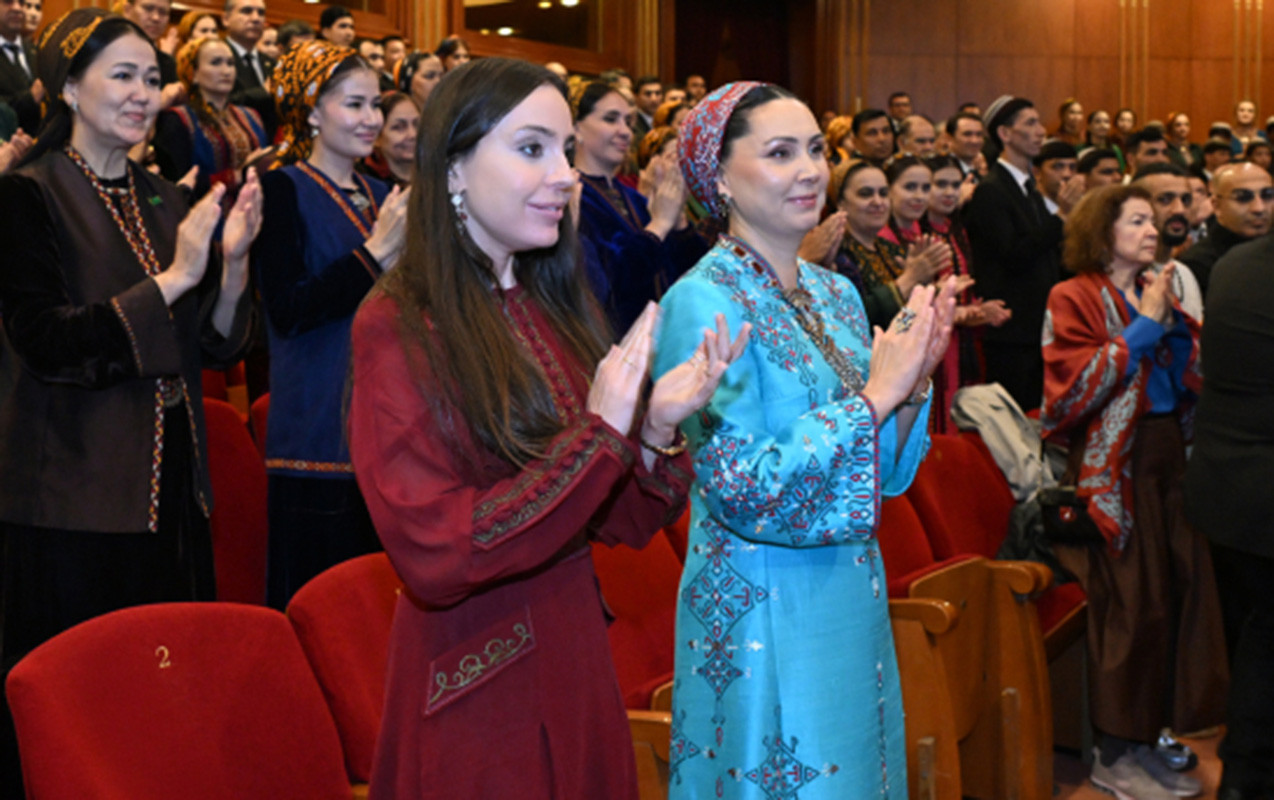 Leyla Əliyeva Türkmənistan Dövlət Simfonik Orkestrinin konsertində - FOTOLAR