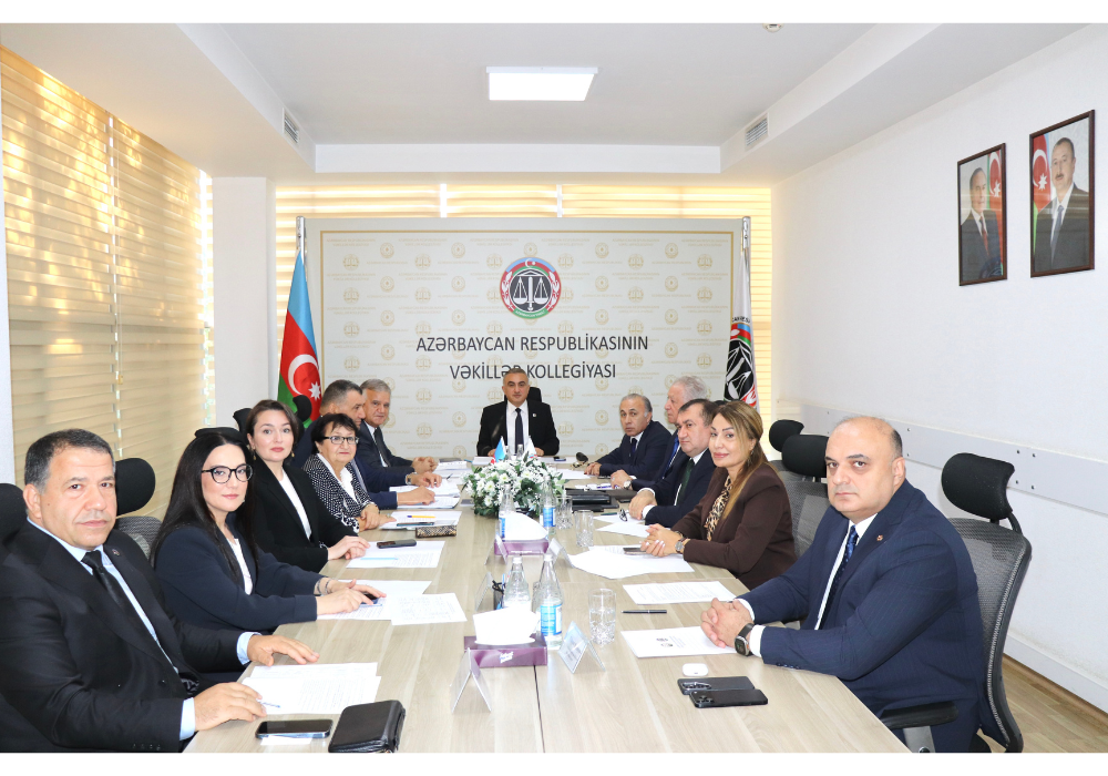 Vəkillər Kollegiyası Rəyasət Heyətinin növbəti iclası keçirildi - FOTOLAR