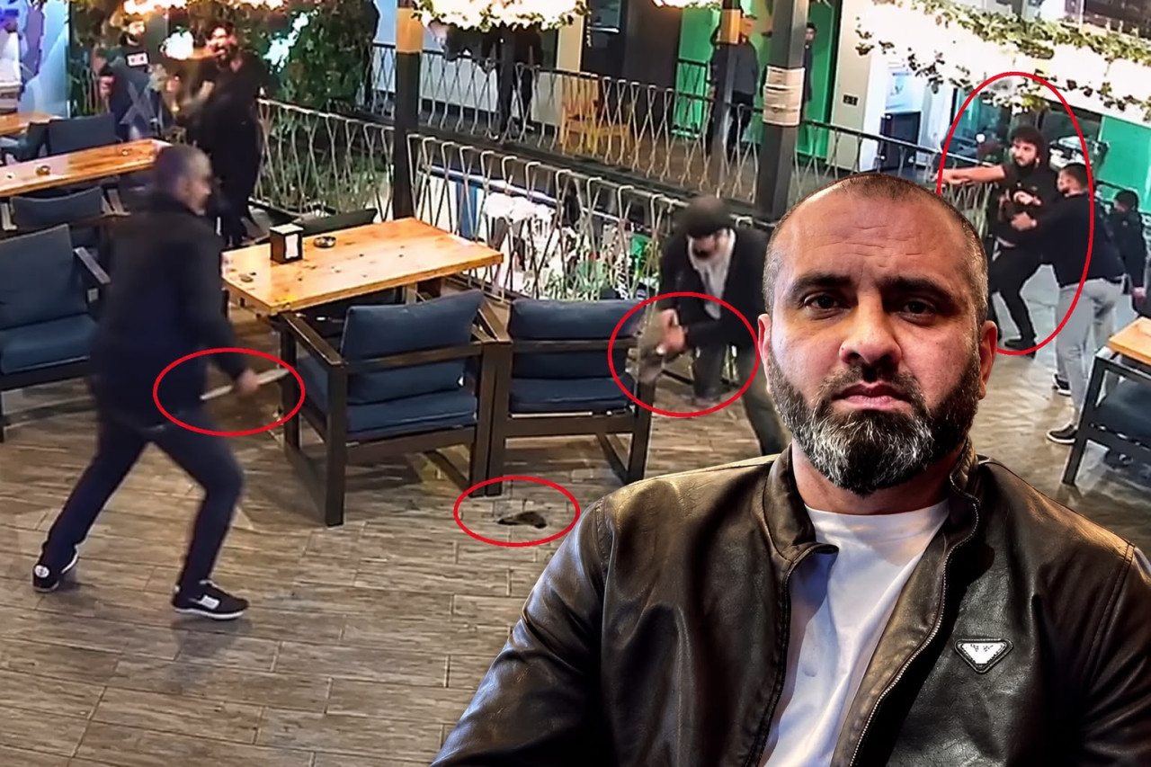 Bakıda kafedə kütləvi dava - Bir nəfər öldürüldü (VİDEO)