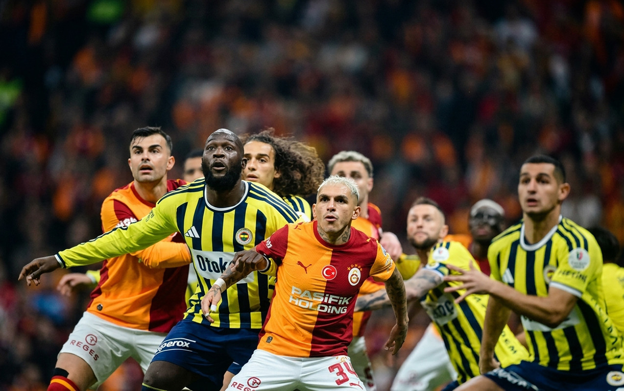 Qalatasaray Fənərbaxçaya qalib gəldi - Oyunun sonunda dava