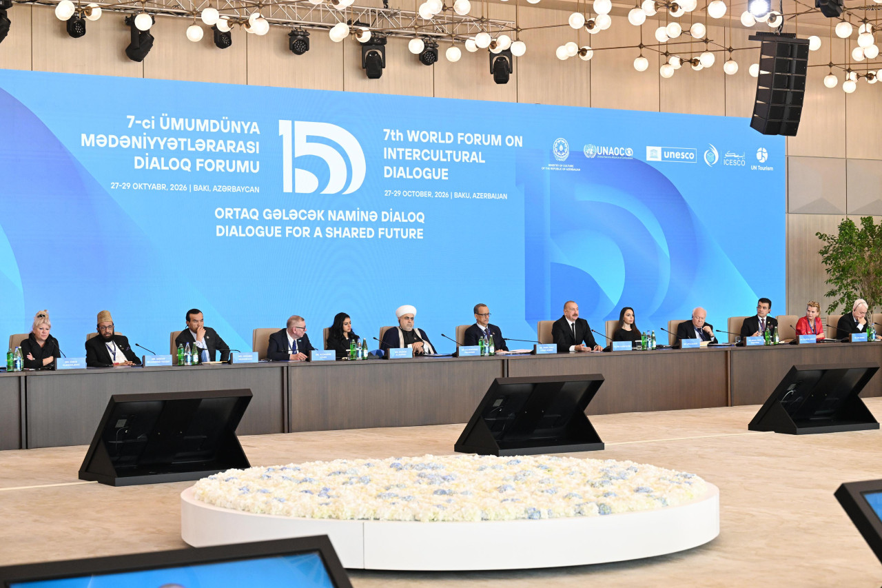 VII Ümumdünya Mədəniyyətlərarası Dialoq Forumunun açılış mərasimi keçirildi - FOTOLAR