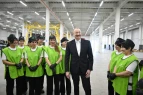İlham Əliyev Qusarda kompleksin fəaliyyəti ilə tanış oldu - FOTOLAR