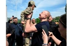 Prezidentin Laçın sakinləri ilə görüşündən GÖRÜNTÜLƏR
