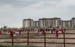 Ölkə liderləri Qarabağ atlarının \"Zəfər\" şousunu izlədilər - FOTO/VİDEO