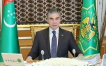 Qurbanqulu Berdiməhəmmədov Azərbaycana gəldi