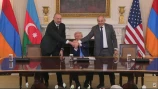 İlham Əliyev, Donald Tramp, Nikol Paşinyan üçtərəfli sənəd imzaladı