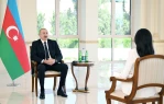 Prezident “Əl-Ərəbiyyə” telekanalına müsahibə verdi - Fotolar