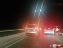 Böyükşor-Pirşağı yolunda zəncirvari QƏZA: Tıxac yarandı - FOTO