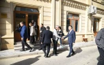Oqtay Şirəliyevlə vida mərasimi keçirilir - Fotolar