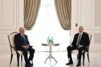 İlham Əliyev Binəli Yıldırımı qəbul etdi - FOTO