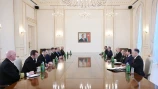 Prezident amerikalı rəsmini qəbul etdi - FOTO