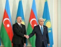 Astanada Prezidentin rəsmi qarşılanma mərasimi oldu - VİDEO/FOTO