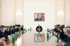 İlham Əliyev qəbul keçirdi - FOTOLAR
