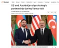 ABŞ-nin Vitse-prezidentinin Azərbaycana səfəri dünya mediasının diqqətindədir - FOTOLAR