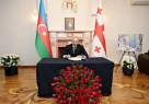 Prezident Gürcüstanın Azərbaycandakı səfirliyində oldu - Başsağlığı verdi