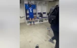 Millimizin stadiondakı paltardəyişmə otağını su basdı - VİDEO