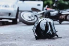 Bakıda motosikletçi faciəli şəkildə öldü - ANBAAN GÖRÜNTÜLƏR