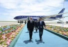 İlham Əliyev Qazaxıstana getdi - FOTOLAR