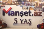 Manset.az-ın təntənəli yubiley tədbiri keçirildi - FOTOLAR