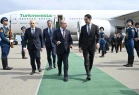Türkmənistan Prezidenti Azərbaycana gəldi - FOTO