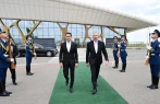 İlham Əliyev həmkarını yola saldı - FOTOLAR
