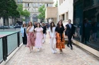 Leyla və Arzu Əliyevalar Dənizkənarı Milli Parkda - FOTOLAR