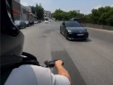 &nbsp;\"TikTok\" videosu çəkmək üçün əks yola çıxdı - ANBAAN GÖRÜNTÜ