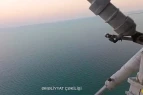 Dənizdə batan qızın axtarışlarına helikopter cəlb olundu - VİDEO