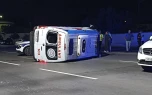 Naxçıvanda təcili tibbi yardım maşını aşdı - Xəsarət alanlar var
