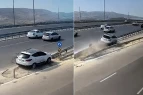 Yuxulu maşın sürən sürücü qəzaya düşdü - ANBAAN GÖRÜNTÜ