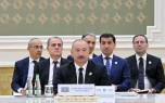 İlham Əliyev tədbirdə çıxış etdi - YENİLƏNDİ (FOTOLAR)