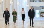 Prezidentlə xanımının adından rəsmi nahar verildi - FOTOLAR
