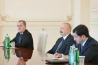 İlham Əliyev qəbul keçirdi - FOTOLAR