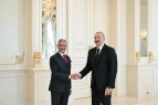 İlham Əliyev Hindistanın xarici işlər nazirini qəbul etdi - FOTOLAR