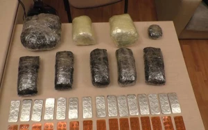 Yarım milyon dollarlıq narkotiklə tutuldular - FOTOLAR