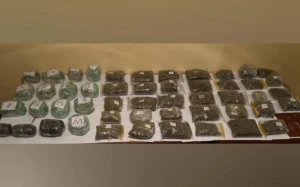 İrandan Azərbaycana 40 kq narkotik keçirilməsinin qarşısı alındı - FOTOLAR