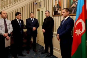 Londonda ulu öndər Heydər Əliyevin anım günü qeyd edildi - FOTO