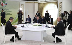 Azərbaycan, Türkiyə və Türkmənistan XİN rəhbərlərinin görüşü keçirildi - Foto+Yeniləndi
