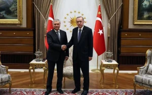 Ərdoğan Vyaçeslav Volodinlə görüşdü - FOTO