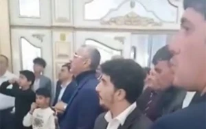 Toyu dayandırıb dünya çempionatını izlədilər - VİDEO