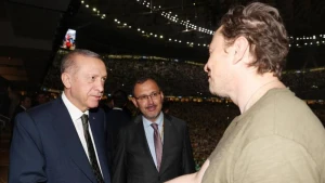 Ərdoğan İlon Maskla görüşdü - FOTO